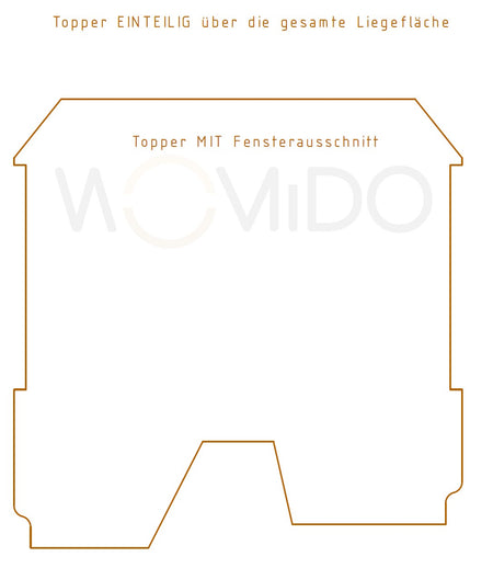 Einteiliger Camper Topper Adria Twin Plus 640 SLB Baujahr 2019 mit Fensterausschnitt