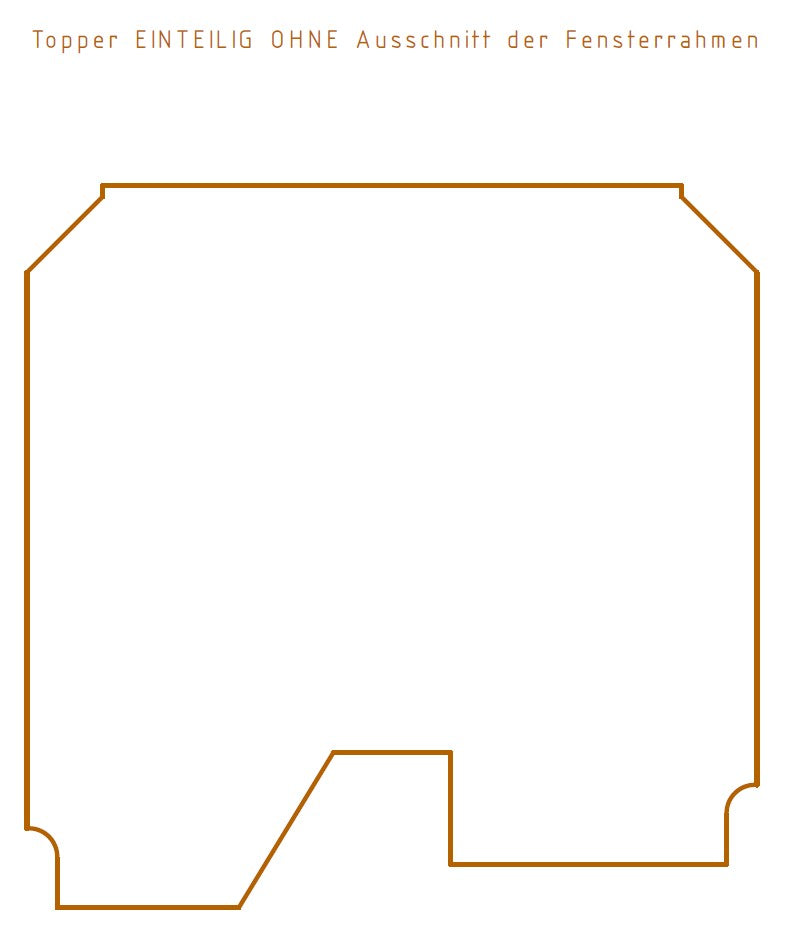 Topper für deine Camper Matratze Adria Twin Sport 640 SLB aus dem Jahr 2023 