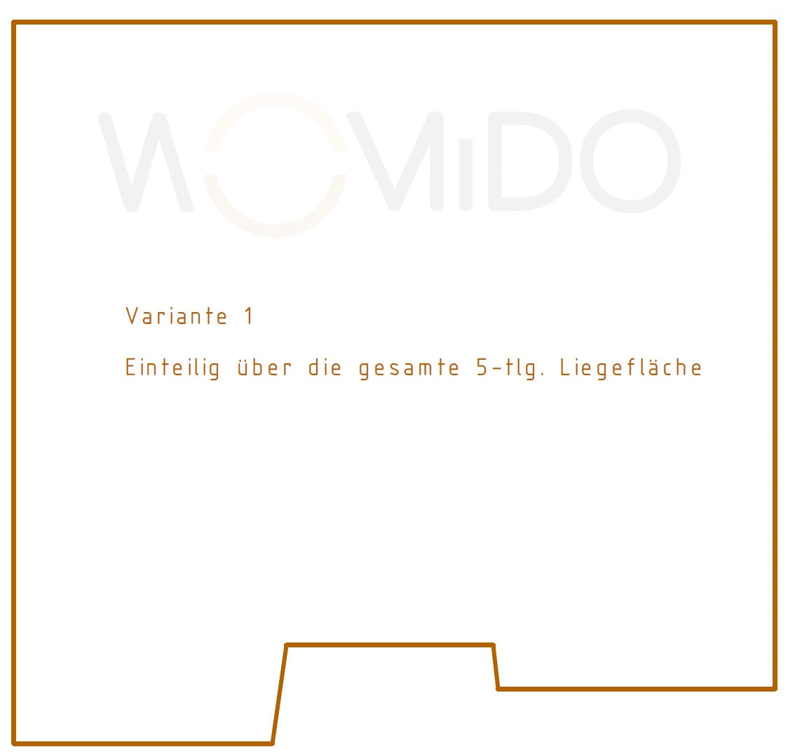 Einteiliges Spannbettlaken Wohnmobil Hymer B-MCT 680 aus dem Jahr 2019