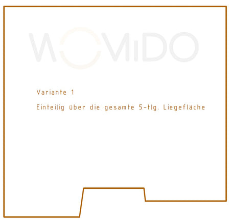 Einteiliges Spannbettlaken Wohnmobil Hymer B-MCT 680 aus dem Jahr 2019