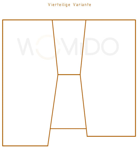 Vierteiliger Topper für deinen Hymer B 680 aus dem Jahr 2022