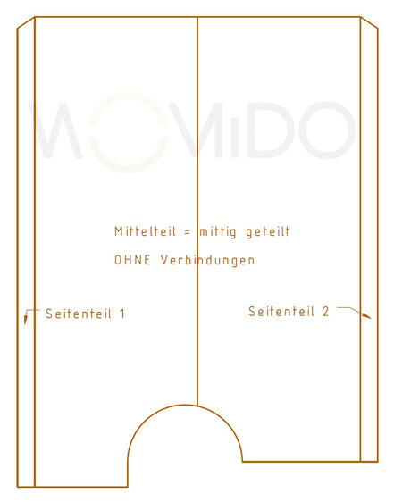 Vierteiliges Spannbettlaken Knaus Box Drive 680 ME mit Raumbad Bj. 2019